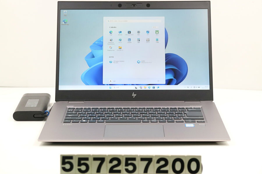 hp ZBook Studio G5 Mobile Workstation Core i7 8750H 2.2GHz/16GB/512GB(SSD)/15.6W/FHD(1920x1080)/Win11/Quadro P1000【中古】【20251111】