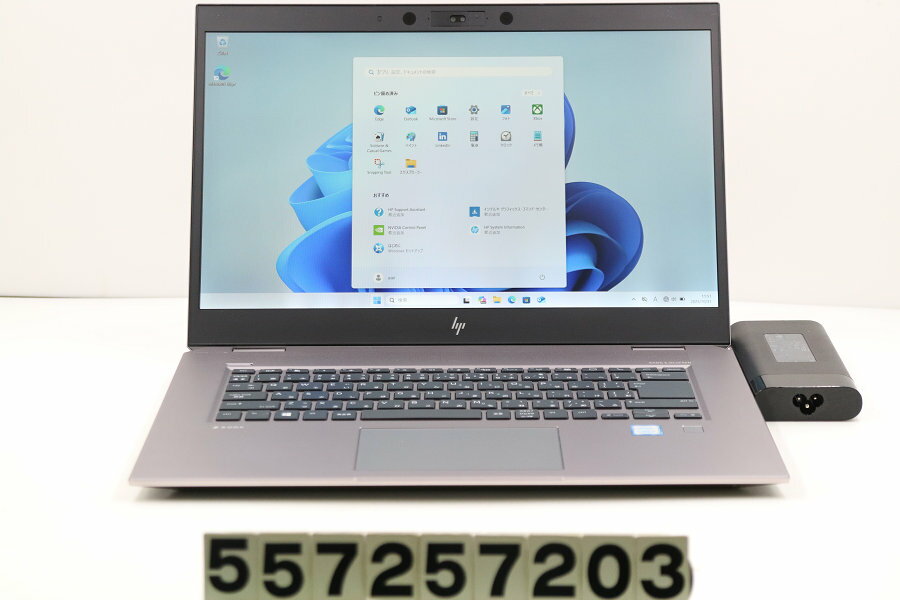 hp ZBook Studio G5 Mobile Workstation Core i7 8750H 2.2GHz/16GB/512GB(SSD)/15.6W/FHD(1920x1080)/Win11/Quadro P1000【中古】【20251111】