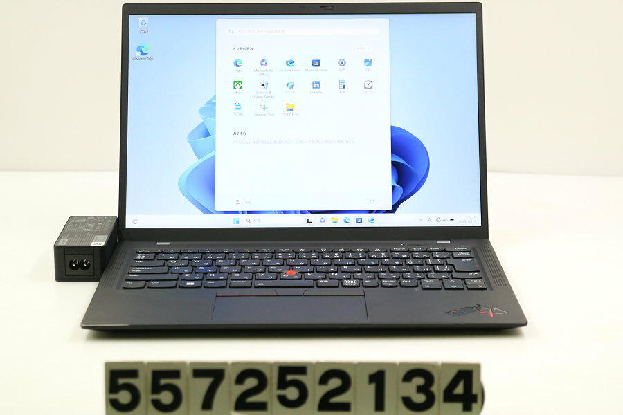 eMachines - Lenovo ThinkPad X1 Carbon 9th Gen Core i5 1135G7 2.4GHz/8GB/256GB(SSD)/14W/WUXGA(1920x1200)/Win11 パーム塗装ハゲあり【中古】【20251223】