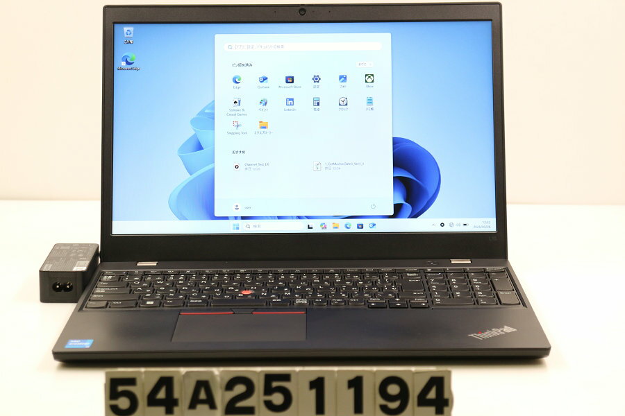 Rakuten - Lenovo ThinkPad L15 Gen2 Core i5 1135G7 2.4GHz/8GB/256GB(SSD)/15.6W/FWXGA(1366x768)/Win11【中古】【20260401】