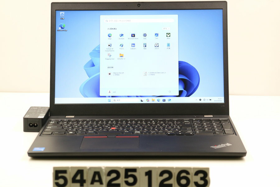 其它 - Lenovo ThinkPad L15 Gen2 Core i5 1135G7 2.4GHz/8GB/256GB(SSD)/15.6W/FWXGA(1366x768)/Win11【中古】【20260401】