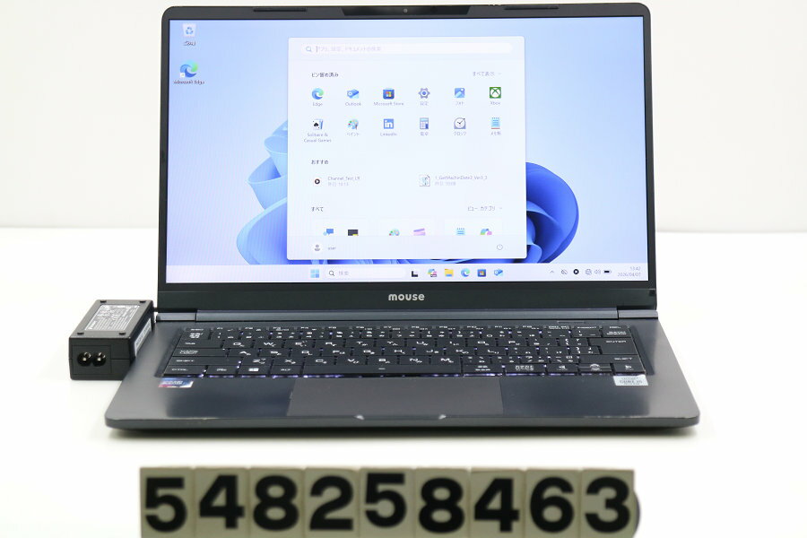 乐天商城 - mousecomputer X4-i5CMLAB-YTV Core i5 10210U 1.6GHz/8GB/128GB(SSD)/14W/FHD(1920x1080)/Win11 バッテリ劣化【中古】【20260409】