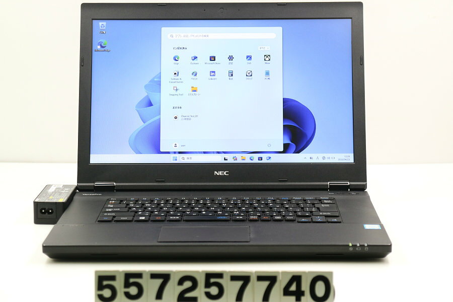 12 inches - NEC PC-VKT16XZG4 Core i5 8250U 1.6GHz/8GB/256GB(SSD)/Multi/15.6W/FWXGA(1366x768)/RS232C/Win11【中古】【20260424】