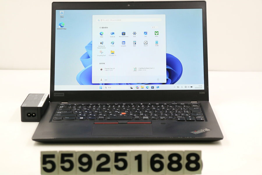 乐天商城 - Lenovo ThinkPad X390 Core i5 8365U 1.6GHz/16GB/256GB(SSD)/13.3W/FHD(1920x1080)/Win11 USB不良【中古】【20260401】