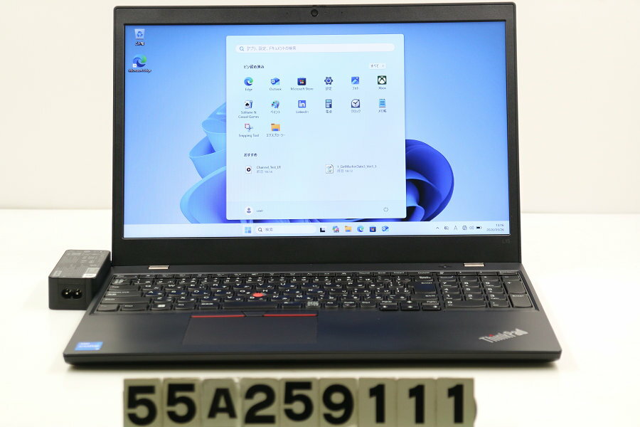 12 吋 - Lenovo ThinkPad L15 Gen2 Core i5 1135G7 2.4GHz/8GB/256GB(SSD)/15.6W/FWXGA(1366x768)/Win11 キー文字消えあり【中古】【20260401】