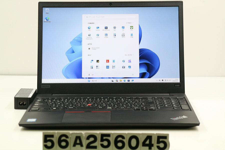 Rakuten - Lenovo ThinkPad E580 Core i5 8250U 1.6GHz/8GB/256GB(SSD)/15.6W/FHD(1920x1080)/Win11【中古】【20260415】