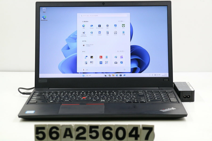 Rakuten - Lenovo ThinkPad E580 Core i5 8250U 1.6GHz/8GB/256GB(SSD)/15.6W/FHD(1920x1080)/Win11 外装削れあり【中古】【20260415】