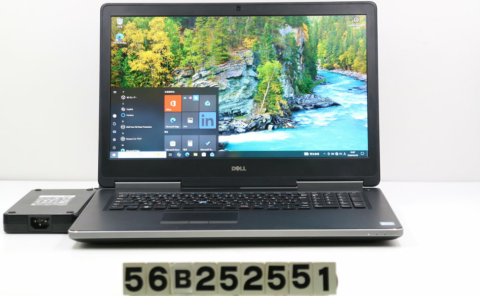 17 吋 - DELL Precision 7720 Xeon E3 1575Mv5 3GHz/32GB/512GB(SSD)+1TB/4K(3840x2160)/Win10/Quadro P4000 ACアダプター破損あり【中古】【20260401】