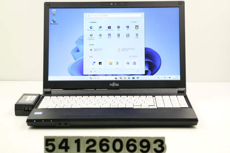 15 inches - 富士通 LIFEBOOK A579/BX Core i3 8145U 2.1GHz/8GB/256GB(SSD)/Multi/15.6W/FWXGA(1366x768)/Win11【中古】【20260513】