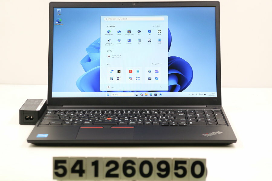 15 inches - Lenovo ThinkPad E15 Core i3 1115G4 3GHz/8GB/256GB(SSD)/15.6W/FHD(1920x1080)/Win11【中古】【20260513】
