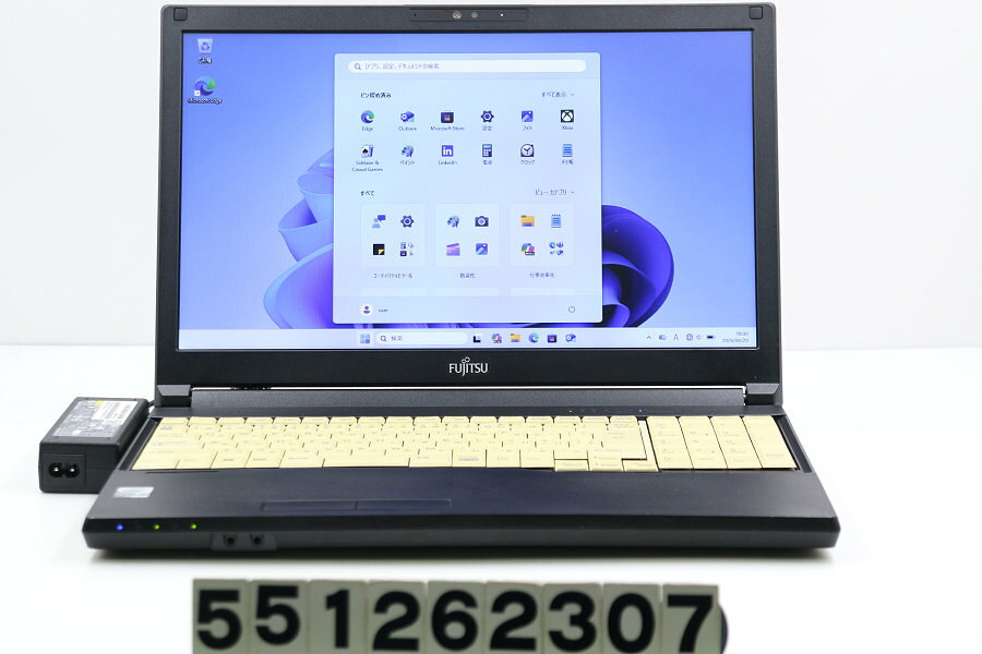 DELL - 富士通 LIFEBOOK A5510/FX Core i3 10110U 2.1GHz/8GB/256GB(SSD)/Multi/15.6W/FWXGA(1366x768)/Win11 キーボード黄ばみあり【中古】【20260422】