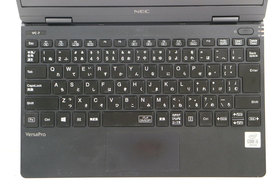 TCEダイレクト楽天市場店のNEC PC-VKT10CZG7 Core i5 10210Y 1GHz/8GB/256GB(SSD)/12.5W/FHD(1920x1080)/Win11 ヒンジ割れあり【中古】【20260422】｜アングル2