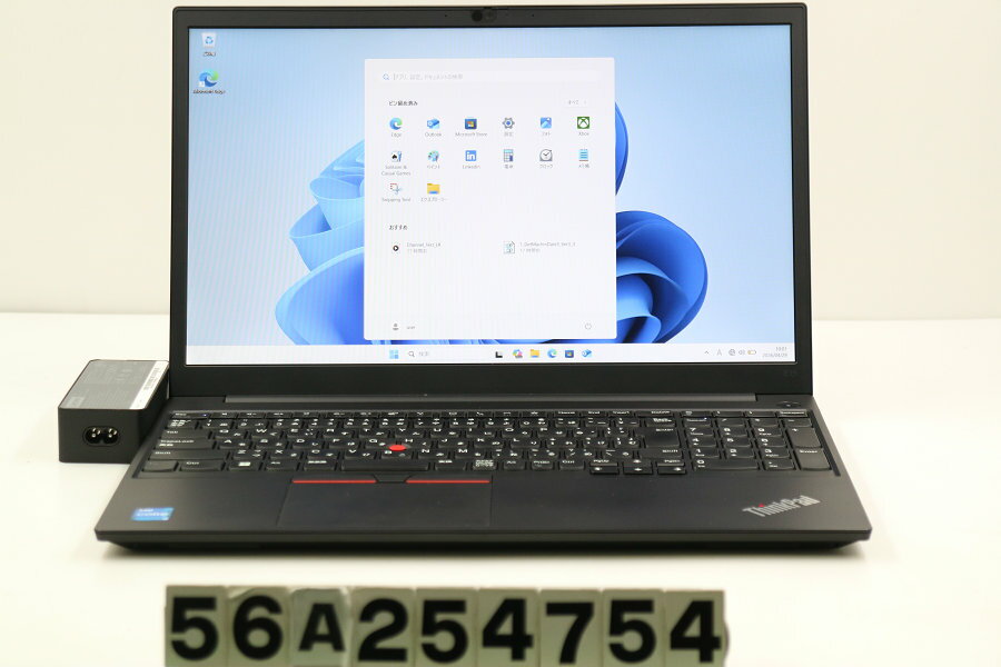 12 吋 - Lenovo ThinkPad E15 Gen2 Core i5 1135G7 2.4GHz/8GB/256GB(SSD)/15.6W/FHD(1920x1080)/Win11 画面キズあり【中古】【20260501】