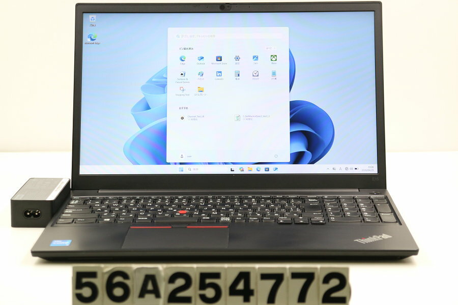 15 inches - Lenovo ThinkPad E15 Gen2 Core i5 1135G7 2.4GHz/8GB/256GB(SSD)/15.6W/FHD(1920x1080)/Win11 外装ヒビあり【中古】【20260501】