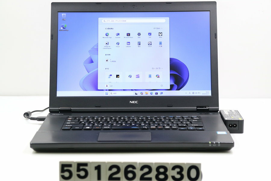 【ジャンク品】NEC PC-VKT16XZG2 Core i5 8250U 1.6GHz/8GB/500GB/Multi/15.6W/FWXGA(1366x768)/RS232C/Win11【中古】【20260529】