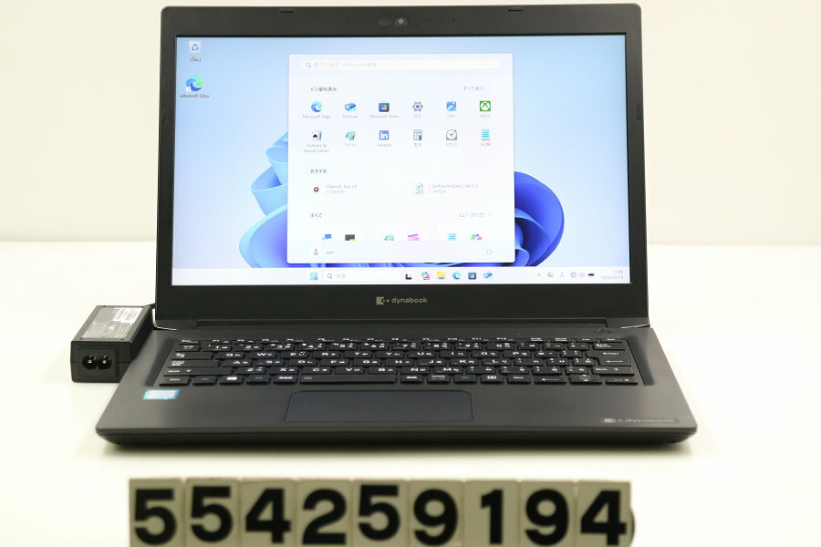 FUJITSU - 【ジャンク品】dynabook dynabook S73/DP Core i5 8250U 1.6GHz/16GB/256GB(SSD)/13.3W/FHD(1920x1080)/Win11【中古】【20260514】
