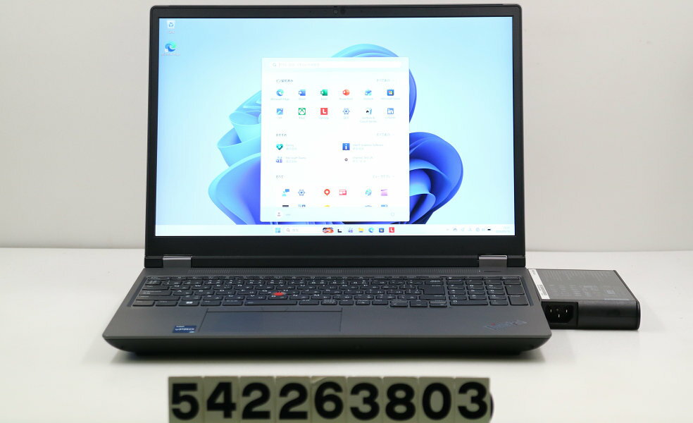 15 inches - Lenovo ThinkPad P16 Gen1 Core i7 12850HX 2.1GHz/32GB/1024GB(SSD)/16W/WQUXGA(3840x2400)/Win11/NVIDIA RTXA5500(16GB)【中古】【20260520】