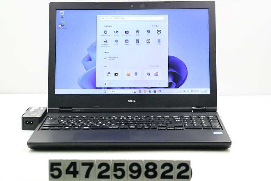 Used Laptop PCs - NEC PC-VRT16FBGS366 Core i5 8265U 1.6GHz/8GB/256GB(SSD)/Multi/15.6W/FWXGA(1366x768)/Win11 外装打痕あり【中古】【20260522】