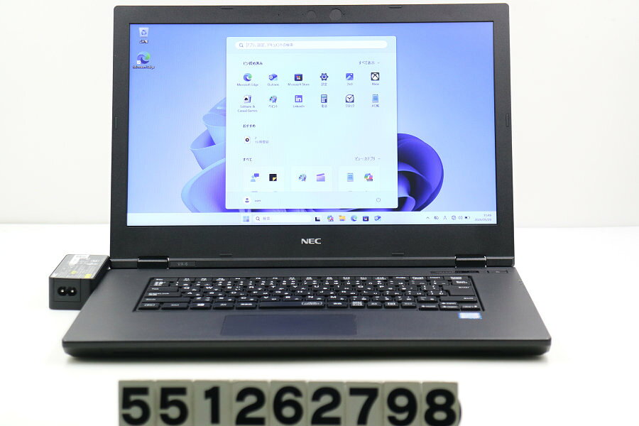 15 inches - NEC PC-VKT16XZG6 Core i5 8265U 1.6GHz/8GB/256GB(SSD)+500GB/Multi/15.6W/FWXGA(1366x768)/Win11【中古】【20260522】