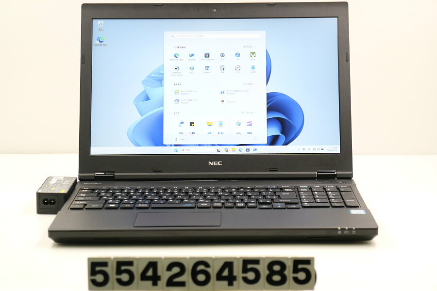 15 inches - NEC PC-VKT16XZG4 Core i5 8250U 1.6GHz/8GB/256GB(SSD)/DVD/15.6W/FHD(1920x1080)/RS232C/Win11【中古】【20260527】