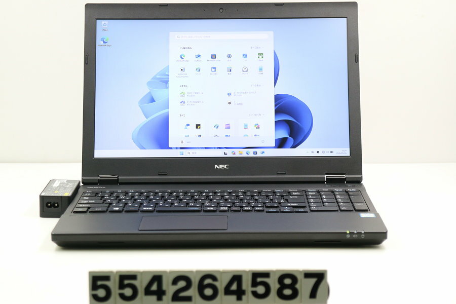 12 inches - NEC PC-VKT16XZG4 Core i5 8250U 1.6GHz/8GB/256GB(SSD)/DVD/15.6W/FHD(1920x1080)/RS232C/Win11【中古】【20260527】