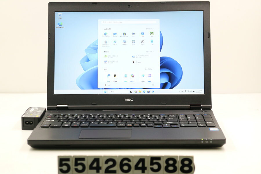 12 inches - NEC PC-VKT16XZG4 Core i5 8250U 1.6GHz/8GB/256GB(SSD)/DVD/15.6W/FHD(1920x1080)/RS232C/Win11【中古】【20260527】