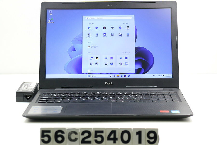 15 inches - DELL Vostro 3580 Core i7 8565U 1.8GHz/8GB/256GB(SSD)/Multi/15.6W/FHD(1920x1080)/Win11/Radeon 520【中古】【20260522】