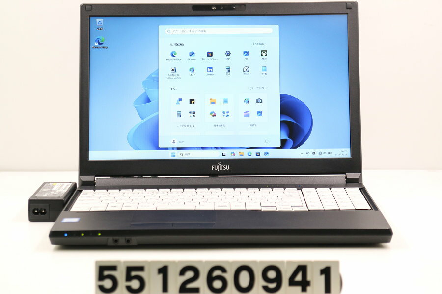 Rakuten - 富士通 LIFEBOOK A579/CX Core i3 8145U 2.1GHz/8GB/256GB(SSD)/Multi/15.6W/FWXGA(1366x768)/Win11 バッテリ劣化【中古】【20260619】