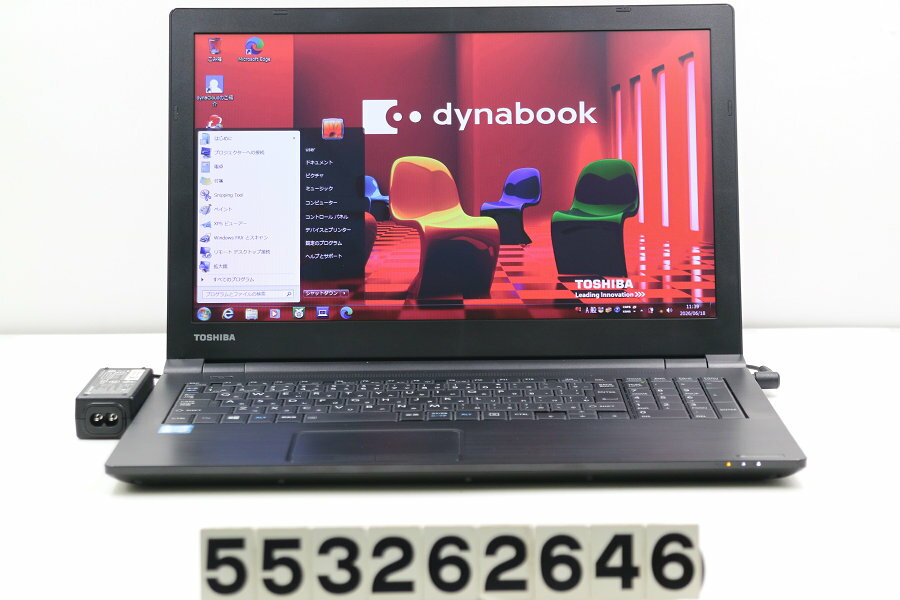 Rakuten - 【ジャンク品】東芝 dynabook B55/B Core i3 6100U 2.3GHz/4GB/500GB/Multi/15.6W/FWXGA(1366x768)/Win7【中古】【20260619】