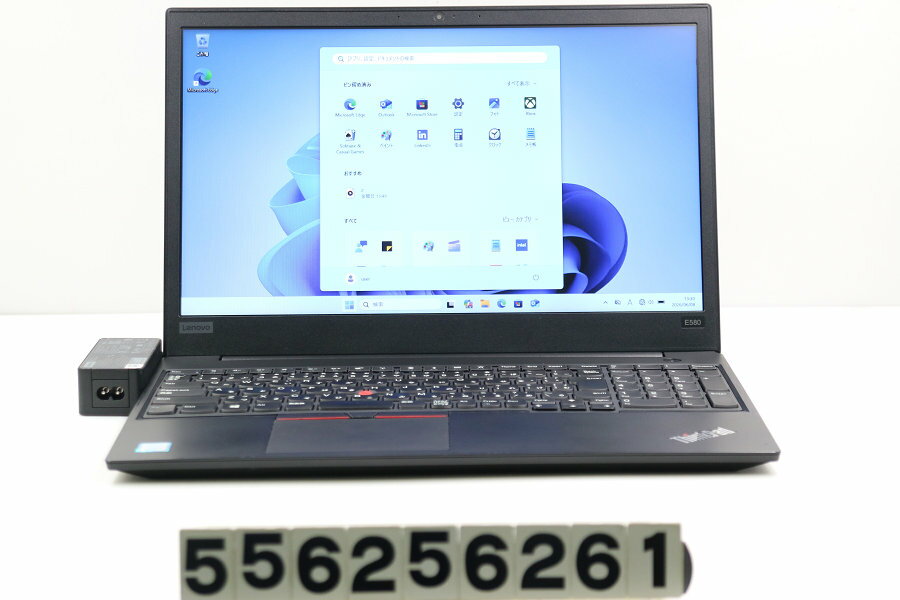 Rakuten - Lenovo ThinkPad E580 Core i5 8250U 1.6GHz/8GB/256GB(SSD)/15.6W/FWXGA(1366x768)/Win11 外装変形あり【中古】【20260611】