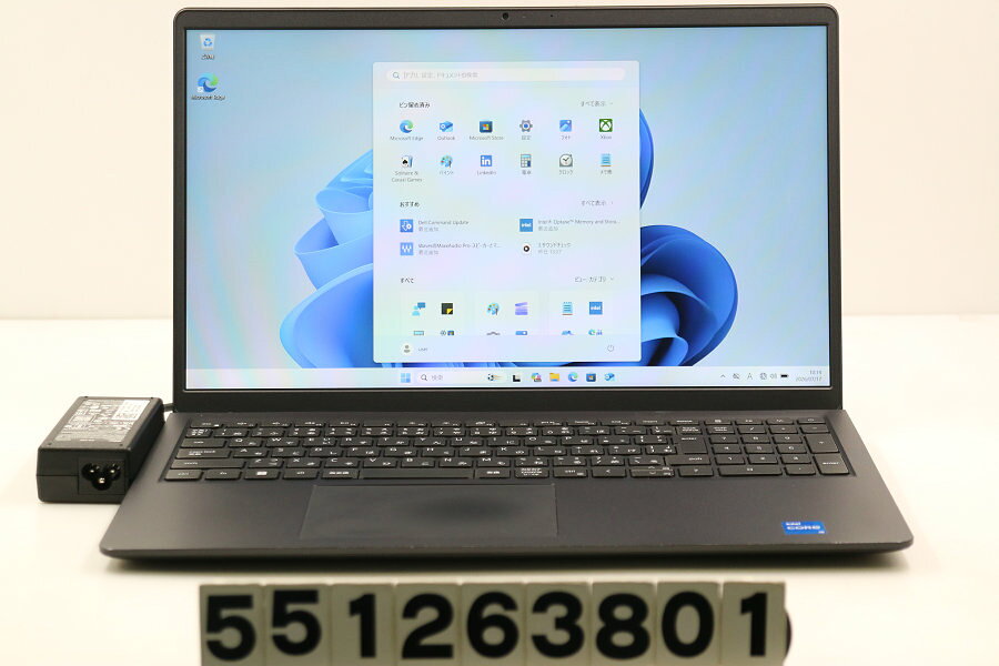 DELL Vostro 15 3510 Core i5 1135G7 2.4GHz/8GB/256GB(SSD)/15.6W/FHD(1920x1080)/Win11 画面シミあり【中古】【20260723】