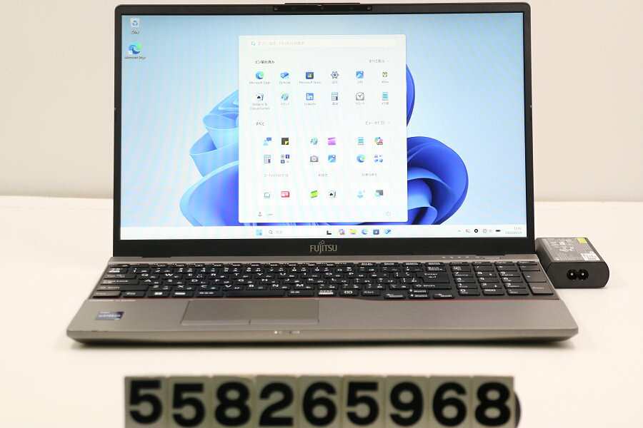 商品情報 No.558265968メーカー富士通商品名 型番・型名LIFEBOOK U7512/K※FMVU56012仕様■基本スペック　・CPU：Core i5 1250P 2.1GHz(12コア16スレッド)　・メモリ：8192MB(8GB×1枚(空きスロット×1))　・HDD：512GB(M.2 NVMe SSD)　・VGA：オンボード　・DRIVE：なし　・モニター：15.6インチワイドFHD(1920x1080)　・その他機能：無線LAN Bluetooth USB3.0 HDMI Webカメラ 顔認証 USB(Type-C) microSDスロット テンキー付キーボード　・リカバリ：11 Pro 64bitリカバリ済(OS導入済)状態・動作状況■動作：中古動作品 ※液晶パネル面：確認した限り小傷複数あり ※液晶表示：確認した限り目立つ表示不良なし ※バッテリ状態：充電駆動可能 ※バッテリは保証対象外となります。外観■汚れ　・外装汚れ若干有り。■シール痕　・若干あり。■傷　・外装に使用に差し支えない擦り傷がございます。■その他　・中古品のため使用に差し支えない傷、汚れがある場合がございます。　・本体内外装は清掃しておりますが、多少の汚れが残っている可能性がございます。　・天板擦り傷 摩耗 塗装ハゲ 側面擦り傷 パームレスト擦り傷 摩耗 タッチパッド摩耗 底面擦り傷 ゴム足全数欠品あり　・キーボード特記事項：テカリ 摩耗あり附属品■付属品(下記に記載の物以外は付属いたしません。また、写真に掲載の無い物は付属いたしません)　・ACアダプター■特記欠品　・ゴム足全数欠品対応情報-備考　・11 Pro 64bitリカバリ済(OS導入済)※リカバリ完了しておりますので、お届け後すぐにご利用頂けます。　・ゴム足全数欠品の為、卓上使用時に滑ります。ご注意　・掲載中の商品について、一部の在庫は各地方のPCコンフル店頭でも展示、販売しています。　・搭載されたSSDやバッテリー等に関して、お問い合わせによる追加の状態確認(健康状態や残量等)は誠に申し訳ありませんが対応いたしておりません。　・店頭で展示している関係上、ごく稀に展示中の破損や付属品の欠損等が発生する場合がございます。その際には、当店よりお客さまにご連絡させていただきます。　・その場合、代替品をご提案させていただきます。ご提案商品がご注文者様の要件に添いません場合はキャンセル対応させて頂きます。　・PCコンフルの在庫に関しましては、同時発送およびサイズによりますが同梱発送を対応させて頂けます。但し在庫が複数拠点の場合、対応がかないません。