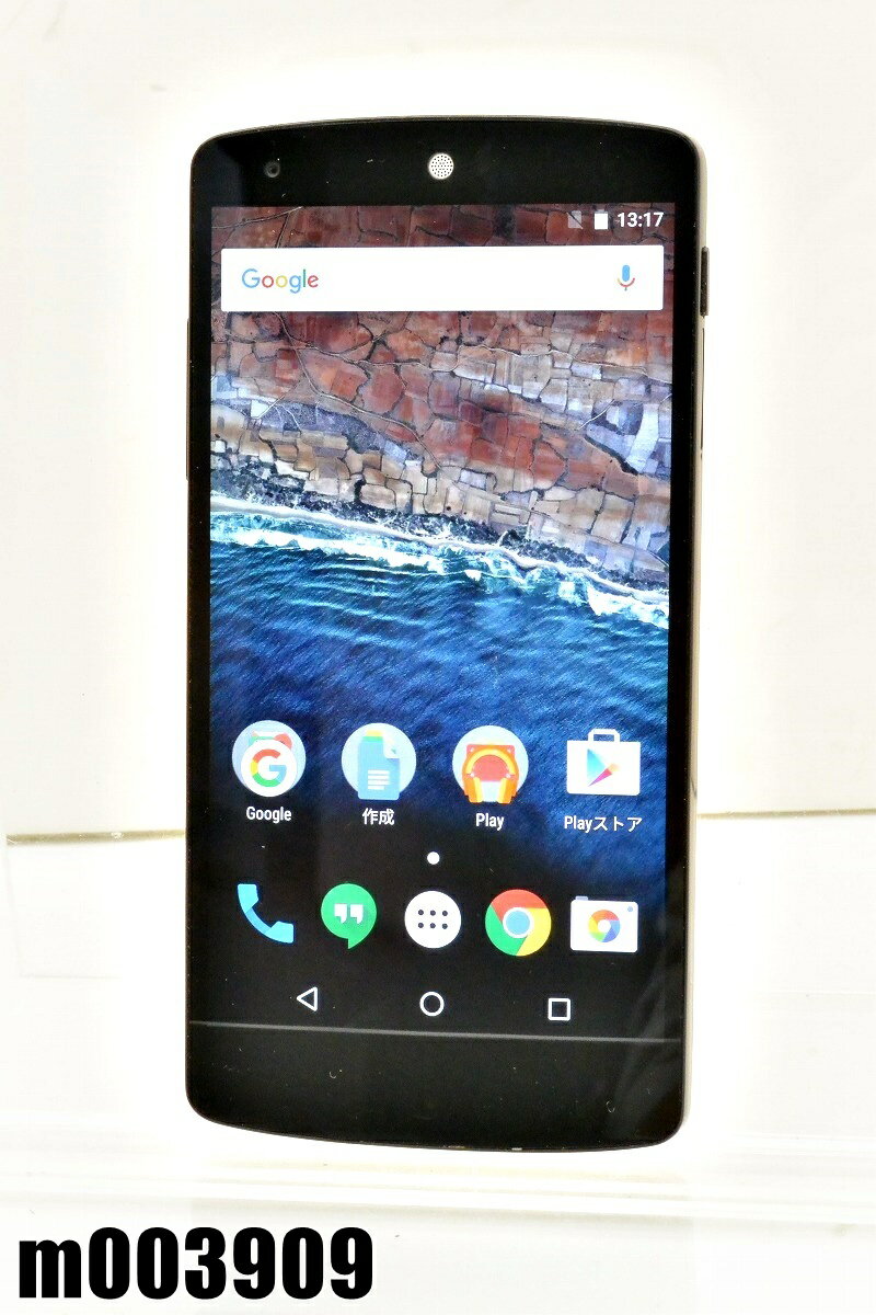 白ロム SoftBank SIMロック中 LG Nexus5 16GB Android6.0.1 ホワイト LG-D821 初期化済 【m003909】 【中古】【K20200501】