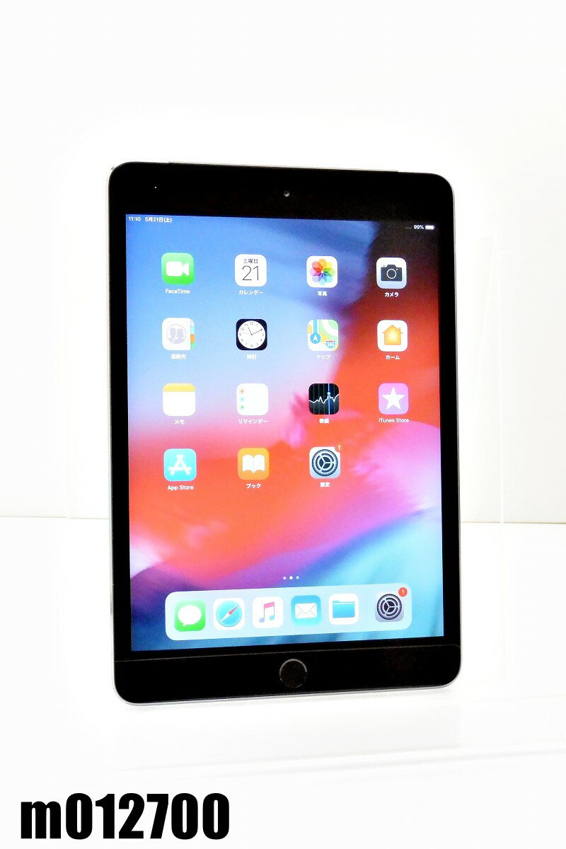  au SIMå Apple iPad mini3 Wi-Fi+Cellular 16GB iOS12.5.5 ڡ쥤 MGHV2J/A  m012700 šۡK20220523