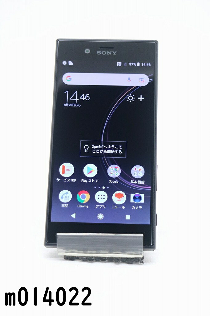 白ロム au SIMロック解除済 SONY Xperia XZs 32GB Android8 Black SOV35 初期化済 【m014022】 【中古】【K20220823】