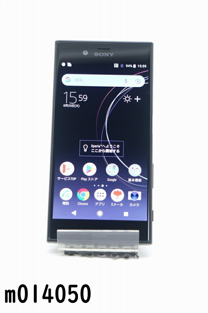 白ロム au SIMロック解除済 SONY Xperia XZs 32GB Android8 Black SOV35 初期化済 【m014050】 【中古】【K20220823】