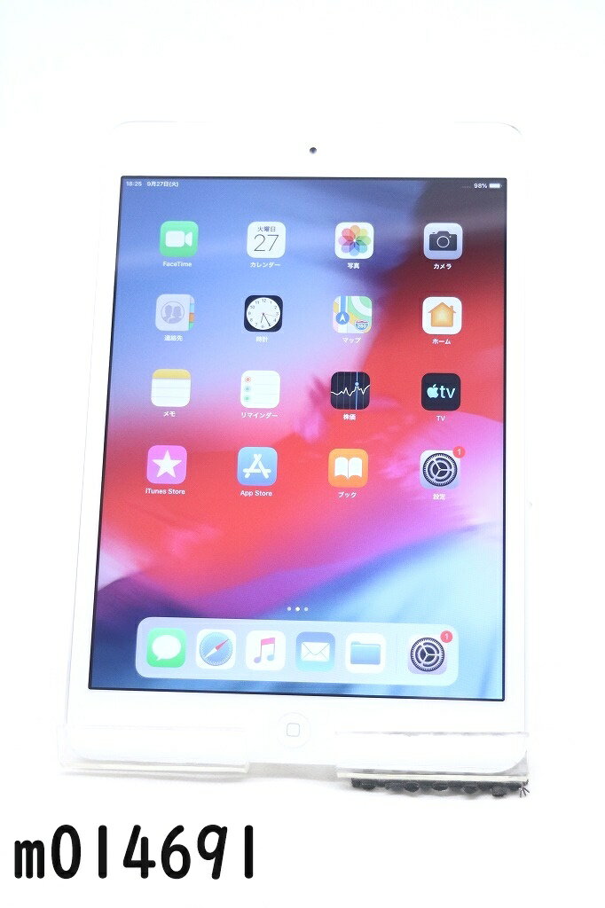  au SIMå Apple iPad mini2 Wi-Fi+Cellular 16GB iOS12.5.6 С ME814JA/A  m014691 šۡK20221003