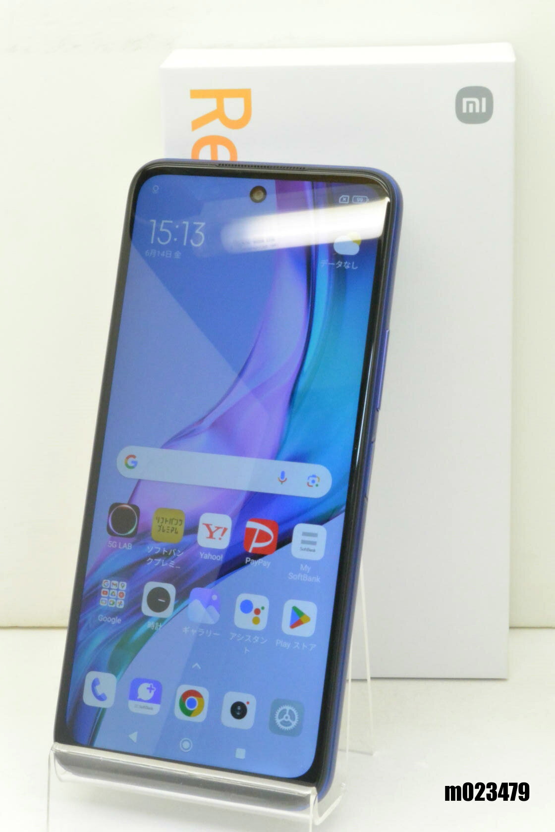 白ロム SoftBank SIMロック解除済 Xiaomi Redmi Note 10T 64GB Android13 ナイトタイムブルー A101XM 初期化済 【m023479】【中古】【K20240614】