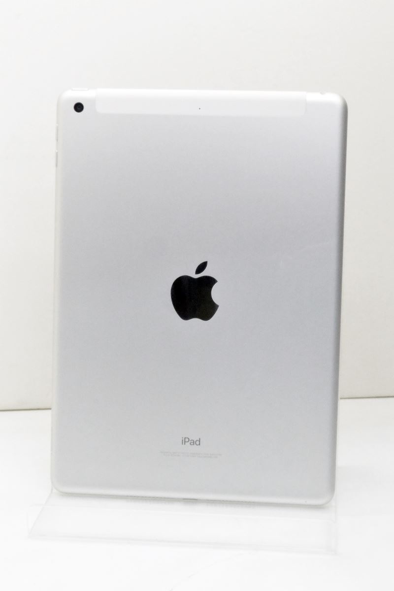 白ロム SIMフリー au SIMロック解除済 Apple iPad6 Wi-Fi+Cellular 32GB iPadOS17.6.1 シルバー MR6P2J/A 初期化済 【m024637】【中古】【K20240913】
