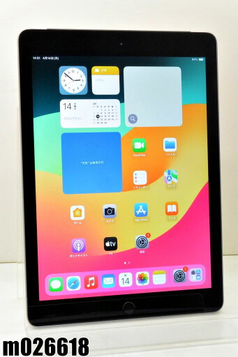白ロム SIMフリー au SIMロック解除済 Apple iPad6 Wi-Fi+Cellular 32GB iPadOS17.7.5 スペースグレイ MR6N2J/A 初期化済 【m026618】【中古】【K20250414】 白ロム SIMフリー au SIMロック解除済 Apple iPad6 Wi-Fi+Cellular 32GB iPadOS17.7.5 スペースグレイ MR6N2J/A 初期化済 【m026618】【中古】【K20250414】