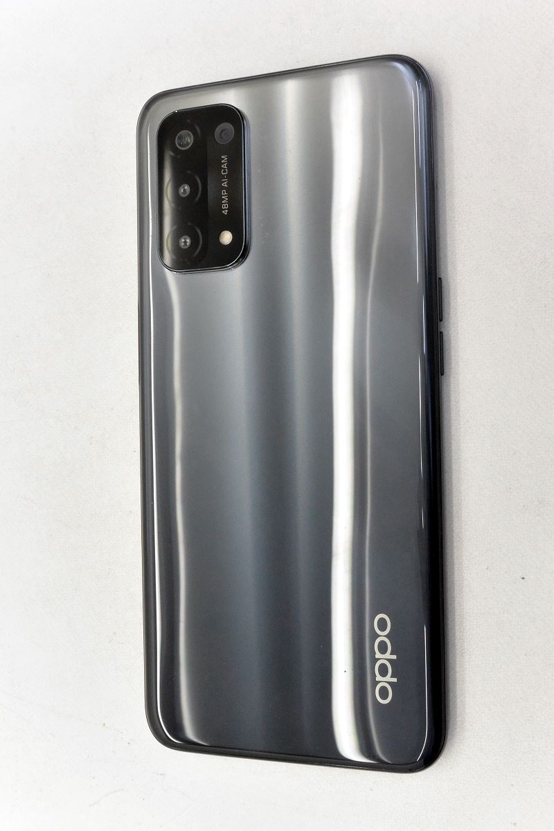 白ロム au SIMロック解除済 OPPO A54 5G 64GB Android12 シルバーブラック OPG02 初期化済 【m026864】【中古】【K20250606】