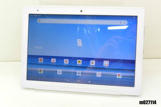 白ロム docomo SIMロック解除済 SHARP ドコモタブレット dtab 64GB Android12 ホワイト d-41A 初期化済 【m027114】【中古】【K20250620】 白ロム docomo SIMロック解除済 SHARP ドコモタブレット dtab 64GB Android12 ホワイト d-41A 初期化済 【m027114】【中古】【K20250620】