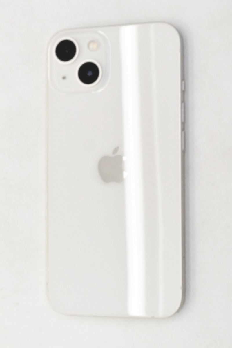 白ロム docomo SIMフリー Apple iPhone13 128GB iOS18.5 Starlight MLND3J/A 初期化済 【m027201】【中古】【K20250701】