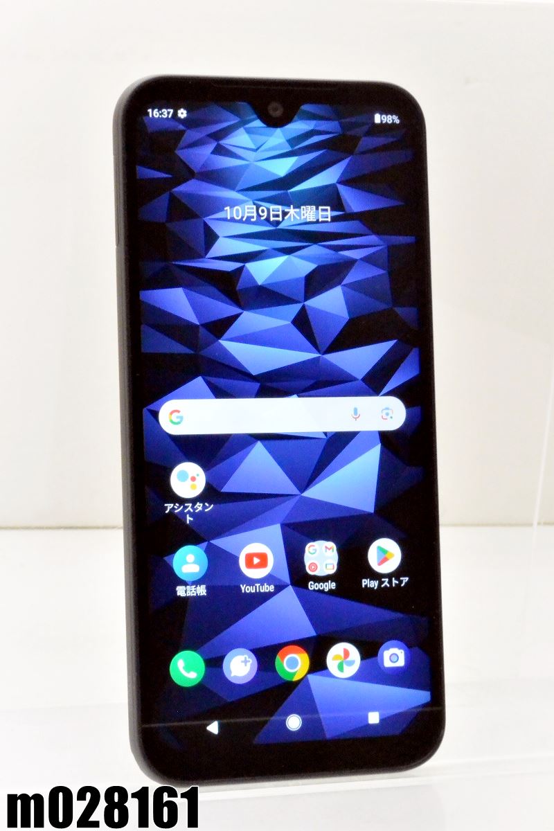 白ロム au SIMフリー 京セラ DIGNO SX3 64GB Android14 ブラック KYG02 初期化済 【m028161】【中古】【K20251010】