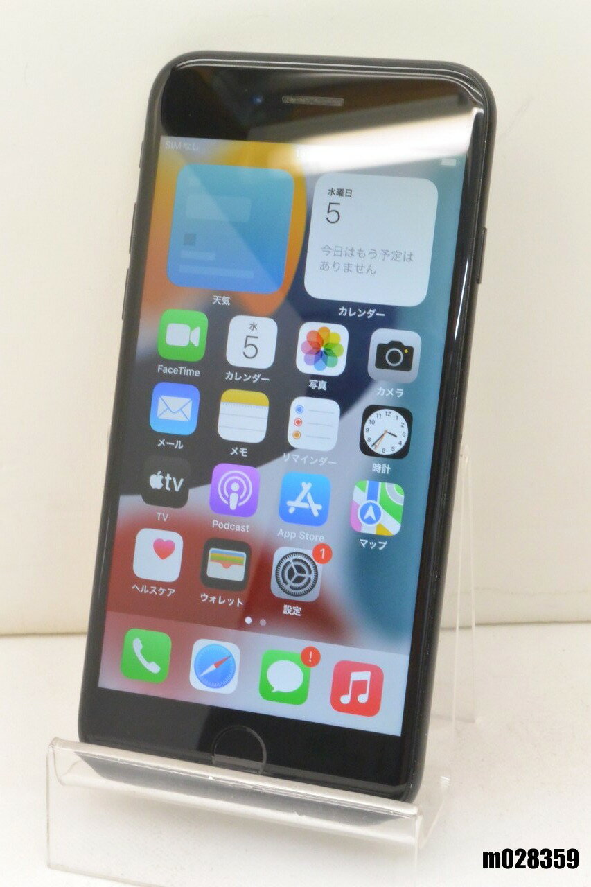 白ロム SIMフリー au SIMロック解除済 Apple iPhone7 32GB iOS15.8.4 Black NNCE2J/A 初期化済 【m028359】【中古】【K20251105】