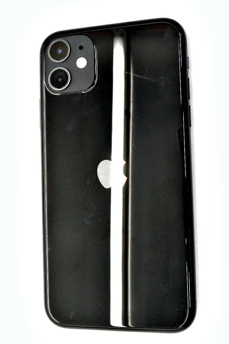 白ロム SIMフリー au SIMロック解除済 Apple iPhone11 64GB iOS18.5 ブラック MWLT2J/A 初期化済 【m028518】【中古】【K20251117】