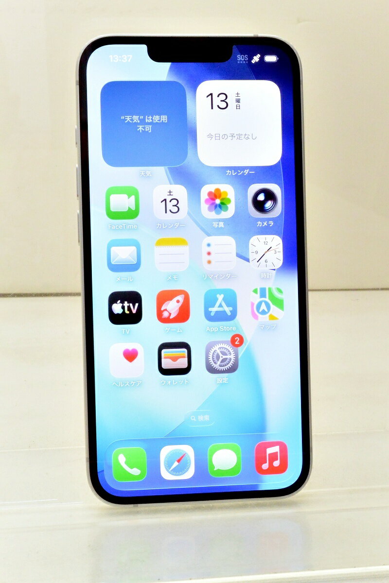 Rakuten - 白ロム au SIMフリー Apple iPhone16e 128GB iOS26.5 White MD1R4J/A 初期化済 【m031397】【中古】【K20260613】