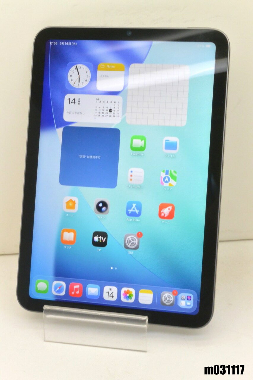 Wi-Fiモデル Apple iPad mini6 Wi-Fi 64GB iPadOS26.4.2 スペースグレイ MK7M3J/A 初期化済 【m031117】【中古】【K20260514】