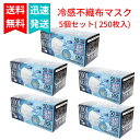 冷感不織布マスク ホワイト 50枚入×5個（合計250枚入り