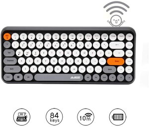 【送料無料】ブルートゥースキーボード 308i ワイヤレスキーボード コンパクトキーボード 軽量 Bluetoothキーボード タイプライター